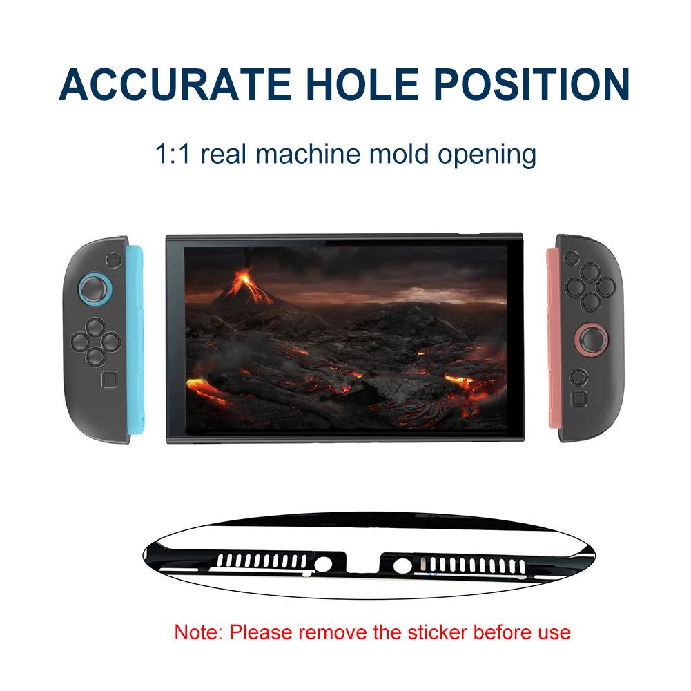 TPU+PC Detachable Case for Nintendo for Switch 2 Protective Case Cover Anti-scratch Protective Shell Shockproof Game Accessories