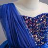 Princess Dress for Girls - Puffy Sequined Birthday, Performance, and Evening Wear