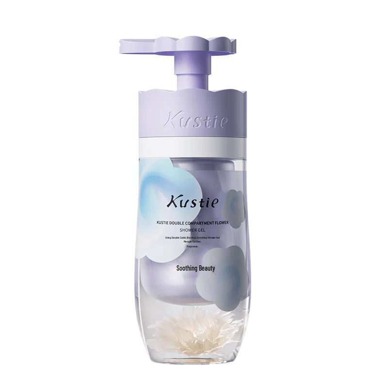 Kustie Dual-Chamber True Flower Soothing Shower Gel