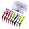 Lure Bait Set Floating Octopus10CM16.6GMulti-color Realistic Fake Bait with Mustache High Simulation Fishing Tackle Supplies