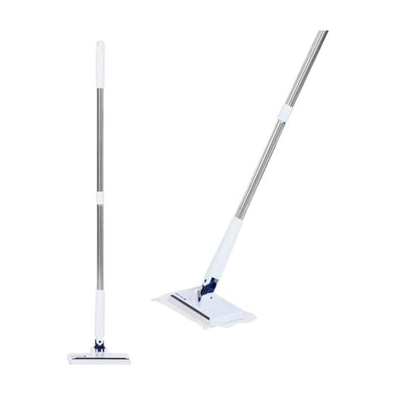 TENSI JAPAN One-touch detachable floor wiper for any seat, free-standing angel one-touch creeper (white, compact)