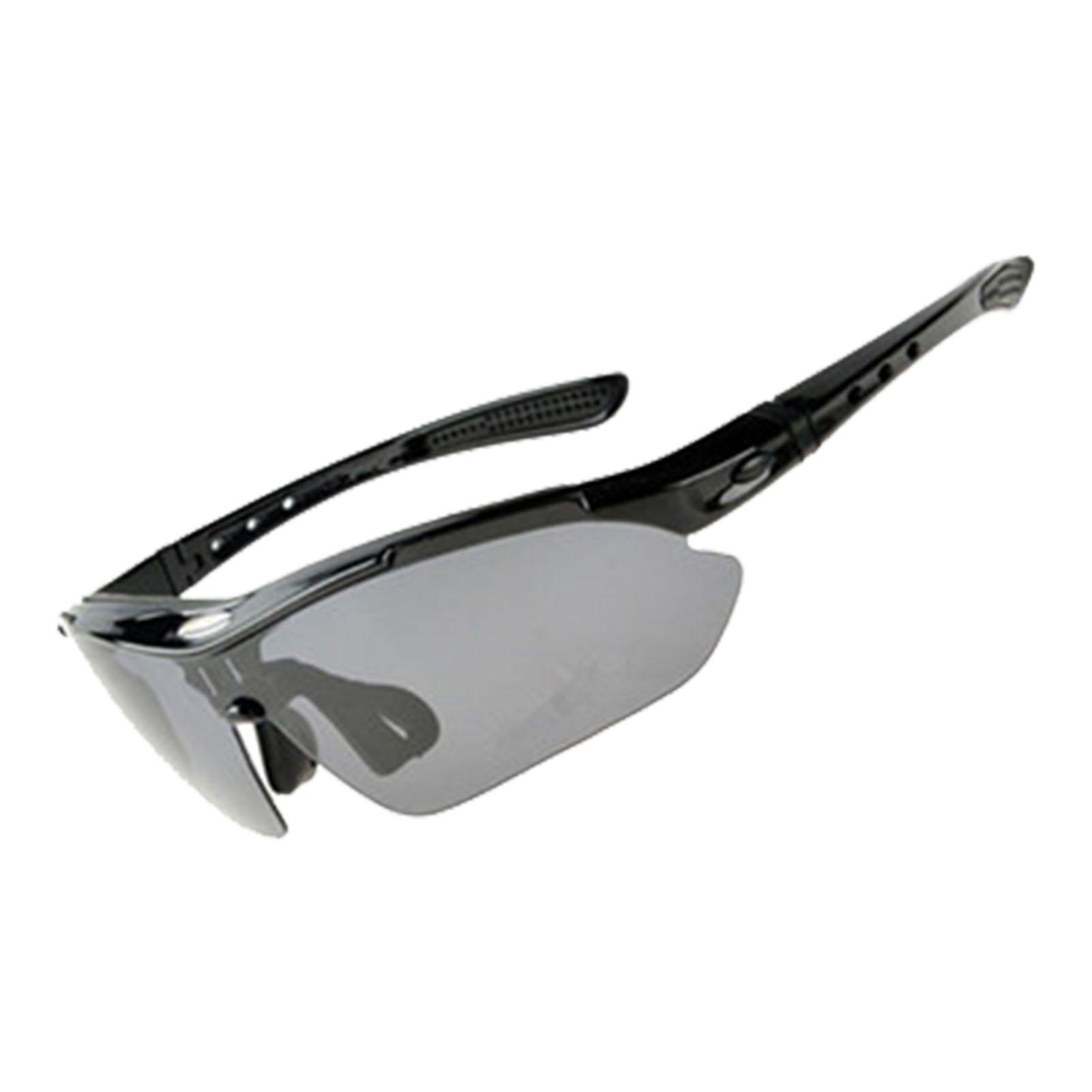 

Cycling Sunglasses UV 400 Protection Clear 4 Replaceable Lens Sports Sunglasses for Outdoor Shooting