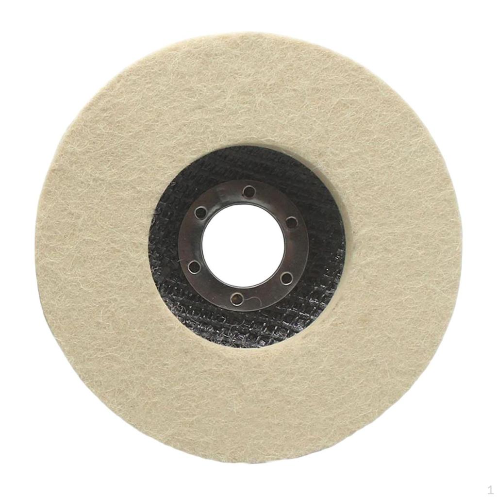 Felt Buffing Disc for Polishing, Round Pad Designed Metal and Glass Use
