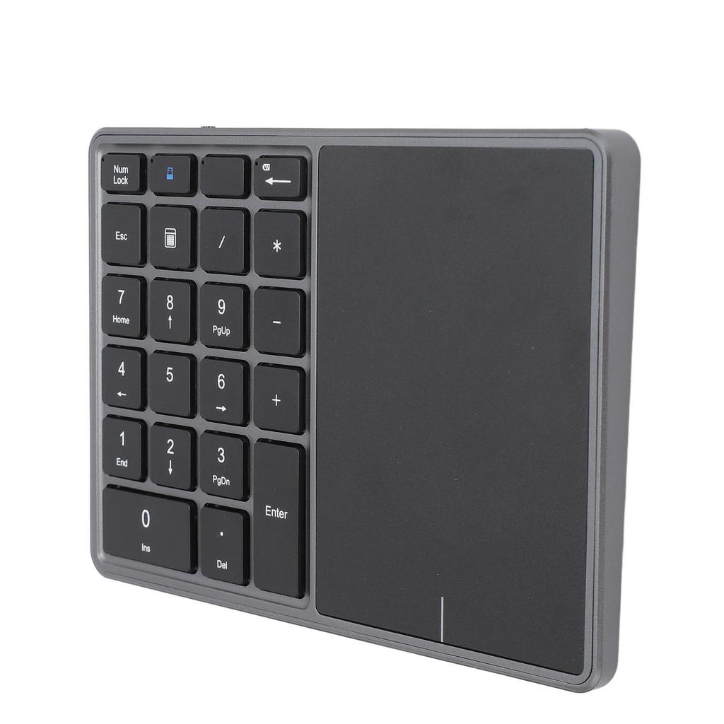 Wireless Numeric Keypad Professional 22 Keys Dual Modes   4.2 2.4G Wireless Number Pad with Touchpad for Laptop Desktop PC