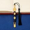 Swords Design Alloy Bookmarks With Decorative Tassels Martial Arts Inspired Metal Lightweight Book Marker
