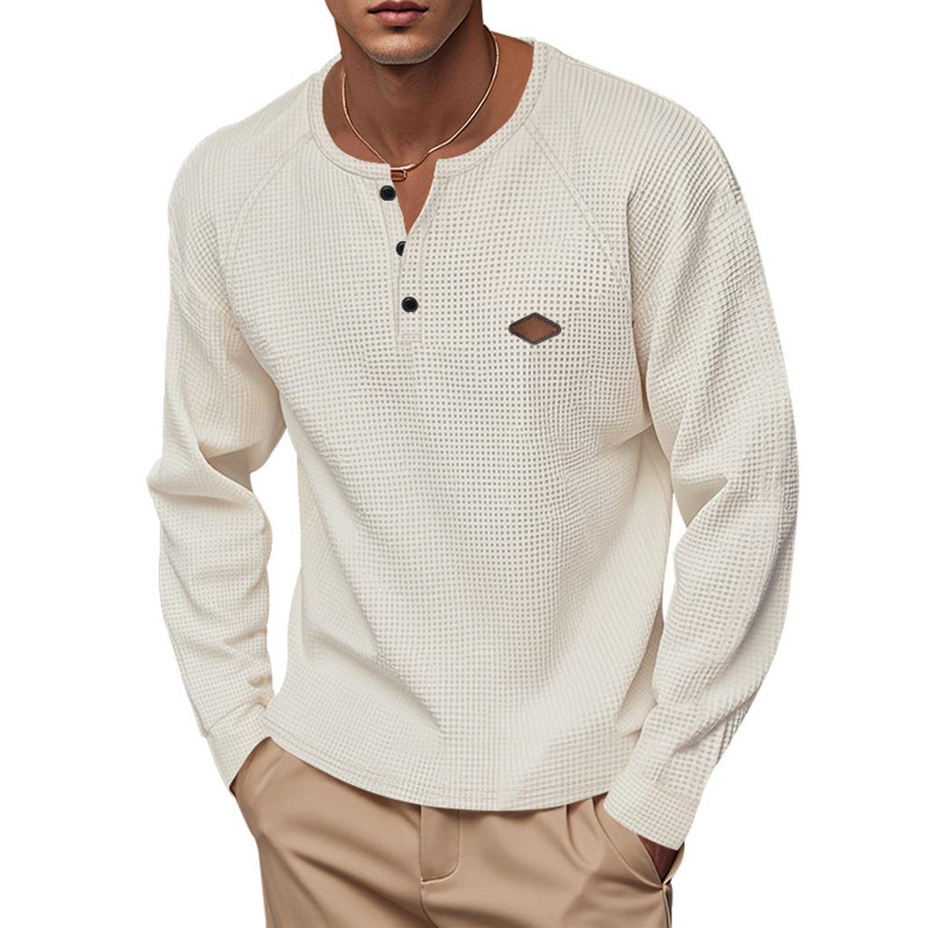 Men's  Leisure  American Style  Buckle  Quick To Dry  Shoulder Insertion  Long Sleeves  Upper Garment