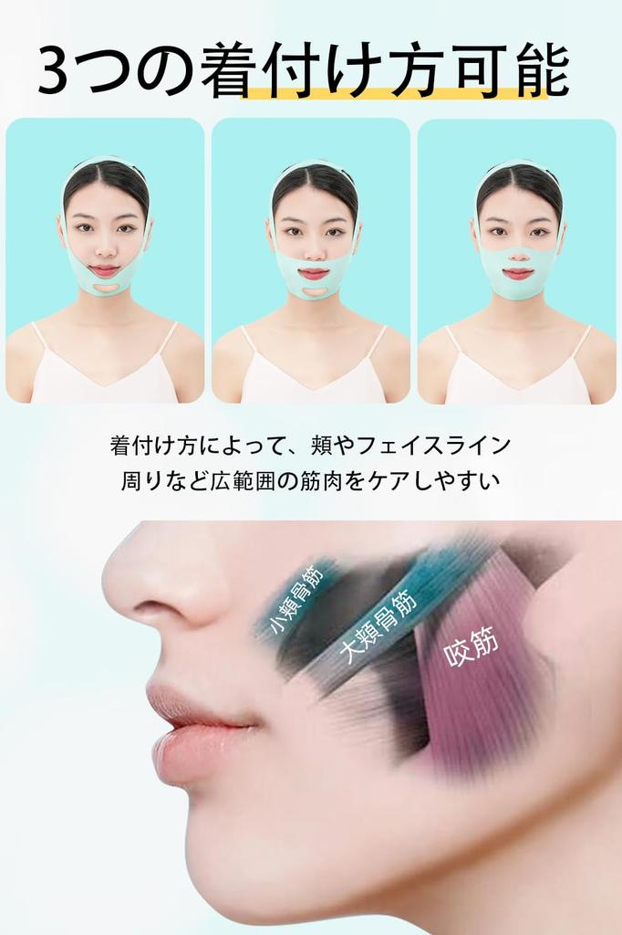 EMS Facial Beauty Neck Face 5 4 Function Home Beauty Highly Unisex Device, Strap, V-Neck Belt, Levels, Modes, Treatment, Breathable, Elastic,