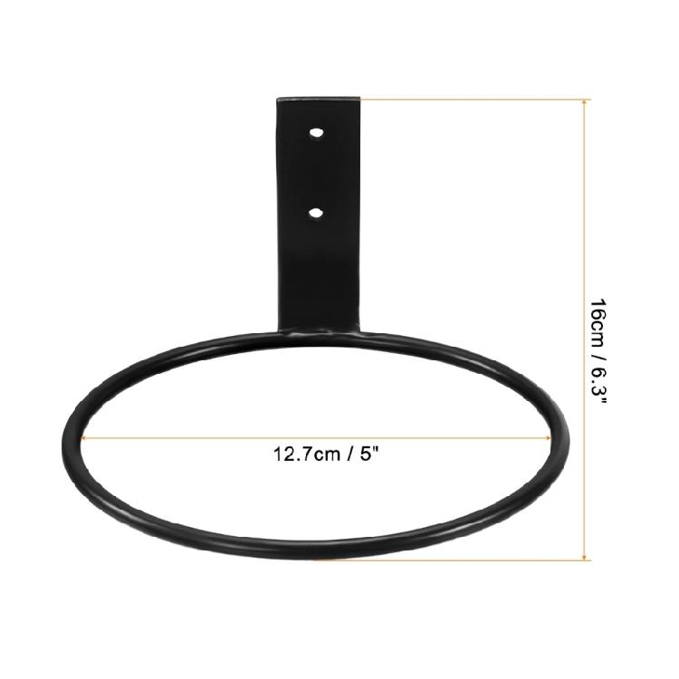 Indoor Outdoor Iron Plant Holder Wall Mount Flower Pots Rings for Balcony and Garden Decorative Hanging Planter Bracket