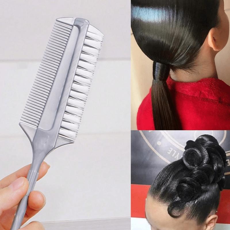 Hårborste Borste för att kombinera smink och hårkam, Borste för latinamerikanska dansfrisyrer och utjämning av hår med spetsig kam