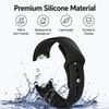 Für Xiaomi Band 8 9 10 Armband SmartWatch Zubehör Silikon Sport Ersatzarmband pulseira correa Für MiBand 10 Armband