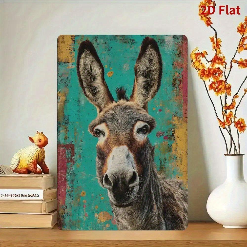 Retro Metal Sign Cute Pets Wall Decor Tin Plate Art for Living Room Bar Cafe