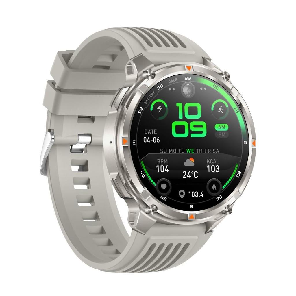 Rainbuvvy HT33 Bluetooth Smartwatch 1.7inch IPS Display IP68 Waterproof Super Long Standby 1100mAh BLE5.2 Android Sports Watch Multi-language