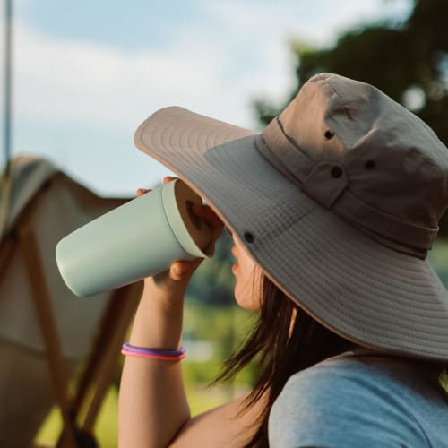 BOTTLE BOTTLE Tumbler, 350ml, One-Touch Closure, Leak-Proof, Vacuum Insulated, Thermos Mug for Coffee and Tea, Keeps Hot or Cold, Stainless Steel, Por