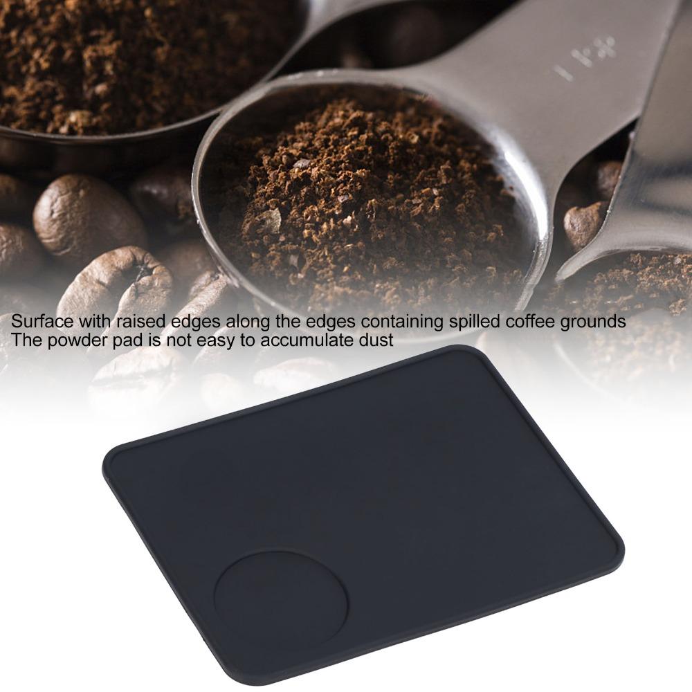 Food Grade Silicone Coffee Tamping Mat Soft Flexible Coffee Press Counter Mat  Barista Tools