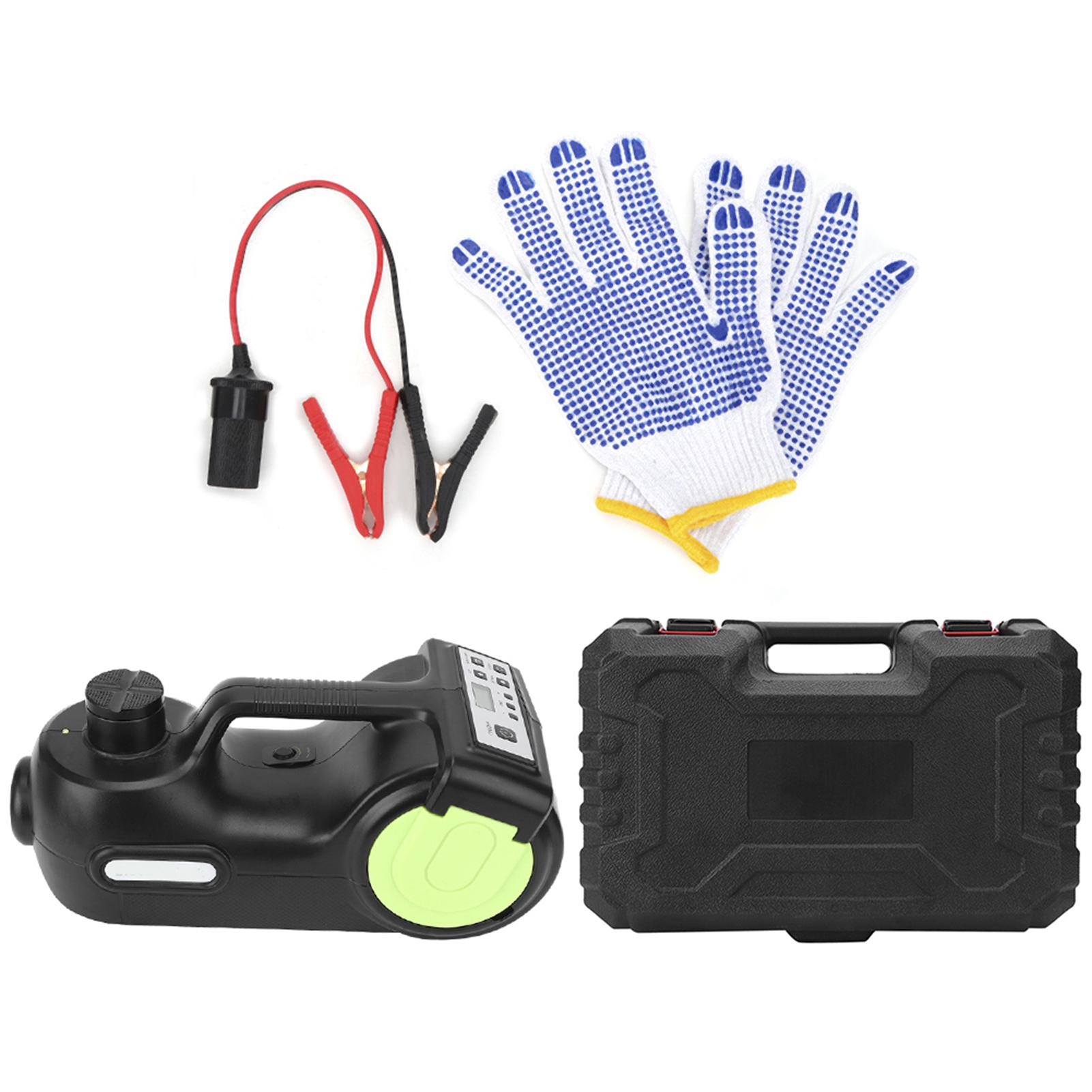 Черный DC12V 5T Автомобильный электрический домкрат Портативный гидравлический подъемный инструмент Набор для автомобиля внедорожника135 360мм