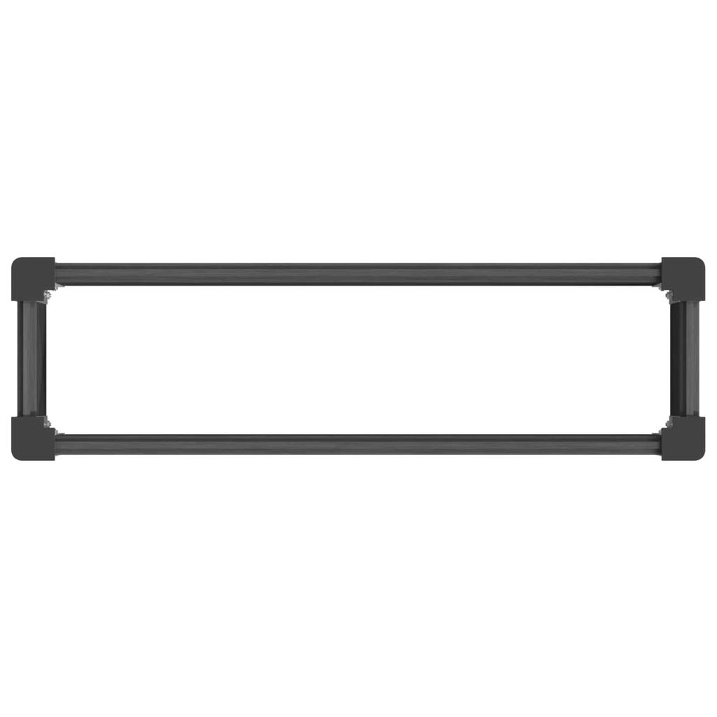 Raised Bed Gray 100 X 30 X 36 Cm
