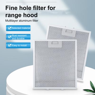 2Pcs Filtro de exaustor de metal 320x260mm Fácil instalação Remover filtro de gordura de alumínio Filtro extrator de malha universal para Baumatic CBCB9201 AL260319