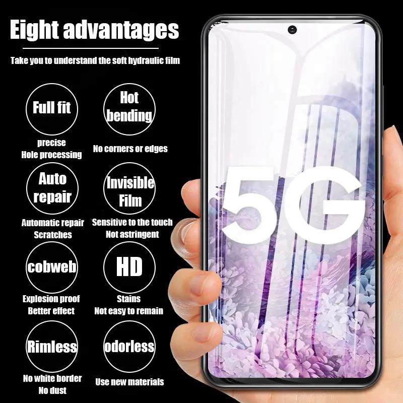 4 pezzi pellicola idrogel per Samsung Galaxy S20 S22 S21 Ultra S10 S9 S8 Plus FE protezioni dello schermo per Samsung Note 20 10 9 8 Plus S23U