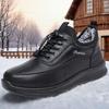 Old North Cloth Shoes Winter Velvet Thickened Warm Dad Men's Cotton Shoes Non-slip Soft Sole Elderly Middle-aged and Elderly Lightweight