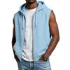 Herren Farbiger Sportweste Lässiges Lockeres Ärmelloses Oberteil