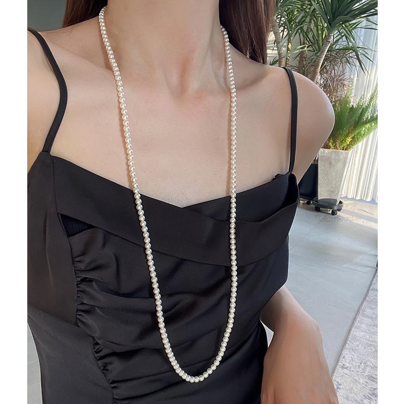 

Ожерелье из жемчуга Шицзя: Luxurious Retro Fall/Winter Beaded Jewelry for Women