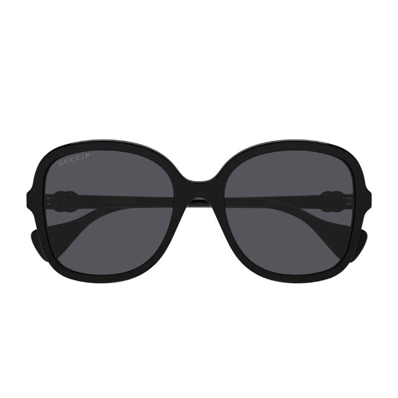 Gucci Acetate Square Sunglasses Unisex Black