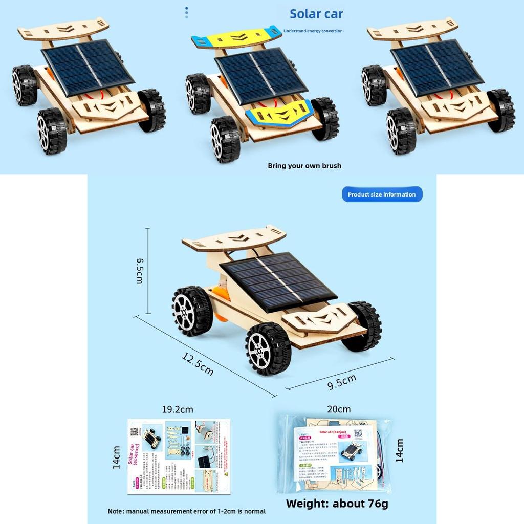 Science Diy Solar Car Kit For Students Educational Physics Toy For Handson Learning