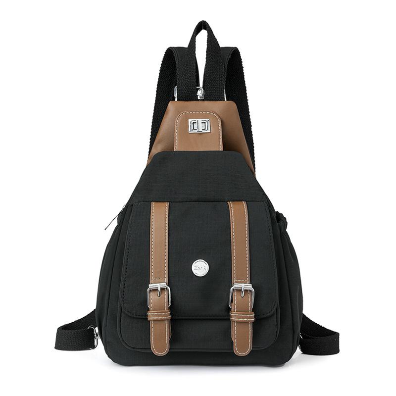 Dwufunkcyjna Torba na Klatkę Piersiową Wielofunkcyjny Plecak z Kontrastowymi Kolorami Damska Torba Podróżna na Ramię Crossbody