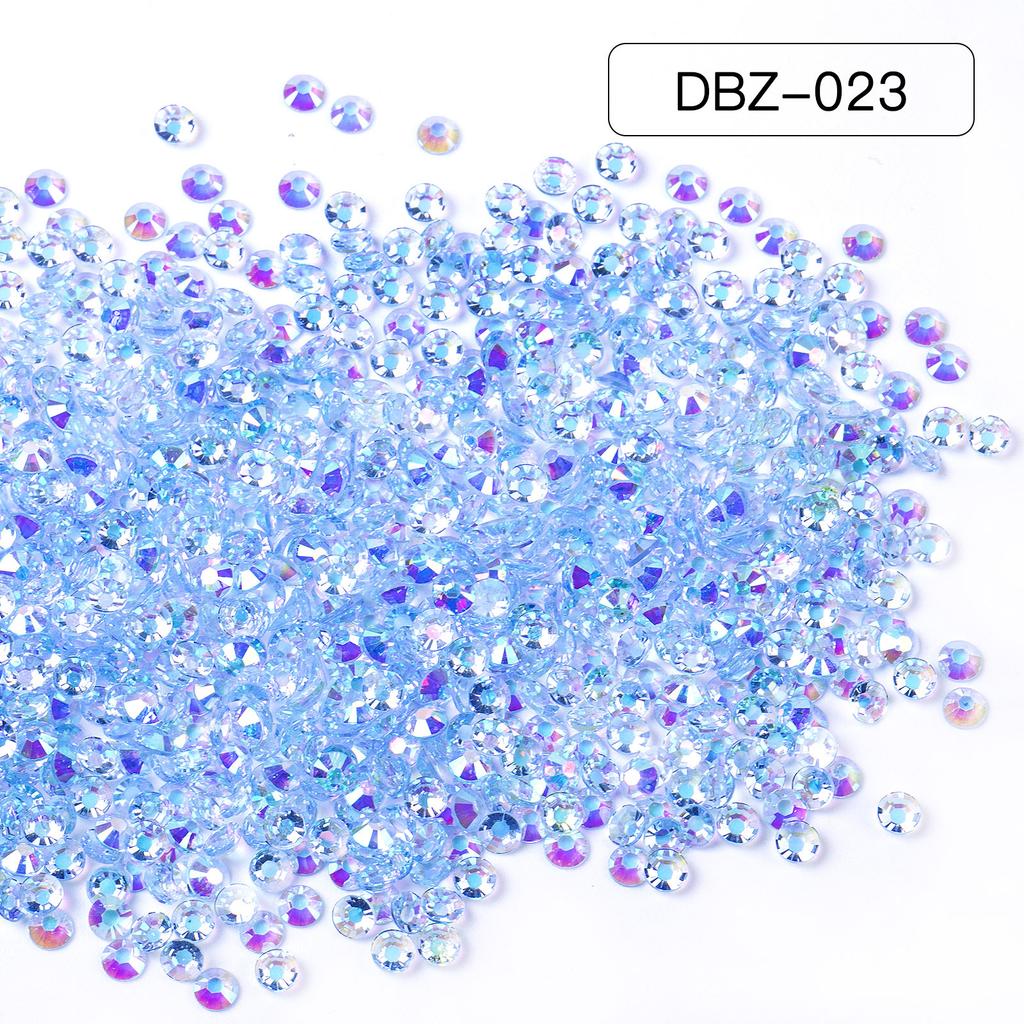 Transparent Symphony Violent Bear Resin Flat Bottom Sticker Diamond Glazed Beads Loose Beads Diy Material Pack Jewelry Accessories