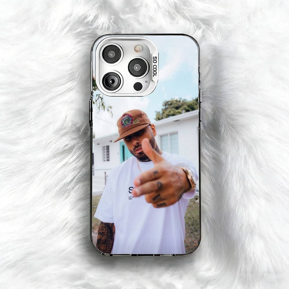 N-Nicky J-Jam Foto Phone Case For iPhone 16 17 15 14 12 13 Pro Max Black Color Shockproof Cover