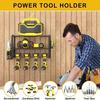 3/4 Layers Wall Mounted Electric Tool Storage Rack Heavy-duty Floating Tool Rack Handheld Electric Drill Metal Storage Rack