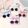 4Pack/Lot Baby Hairpins Summer Sunglasses Set Lovely Kids Hair Clips Summer Colorful Sunshade Glasses Girls Hair Accessories Quality