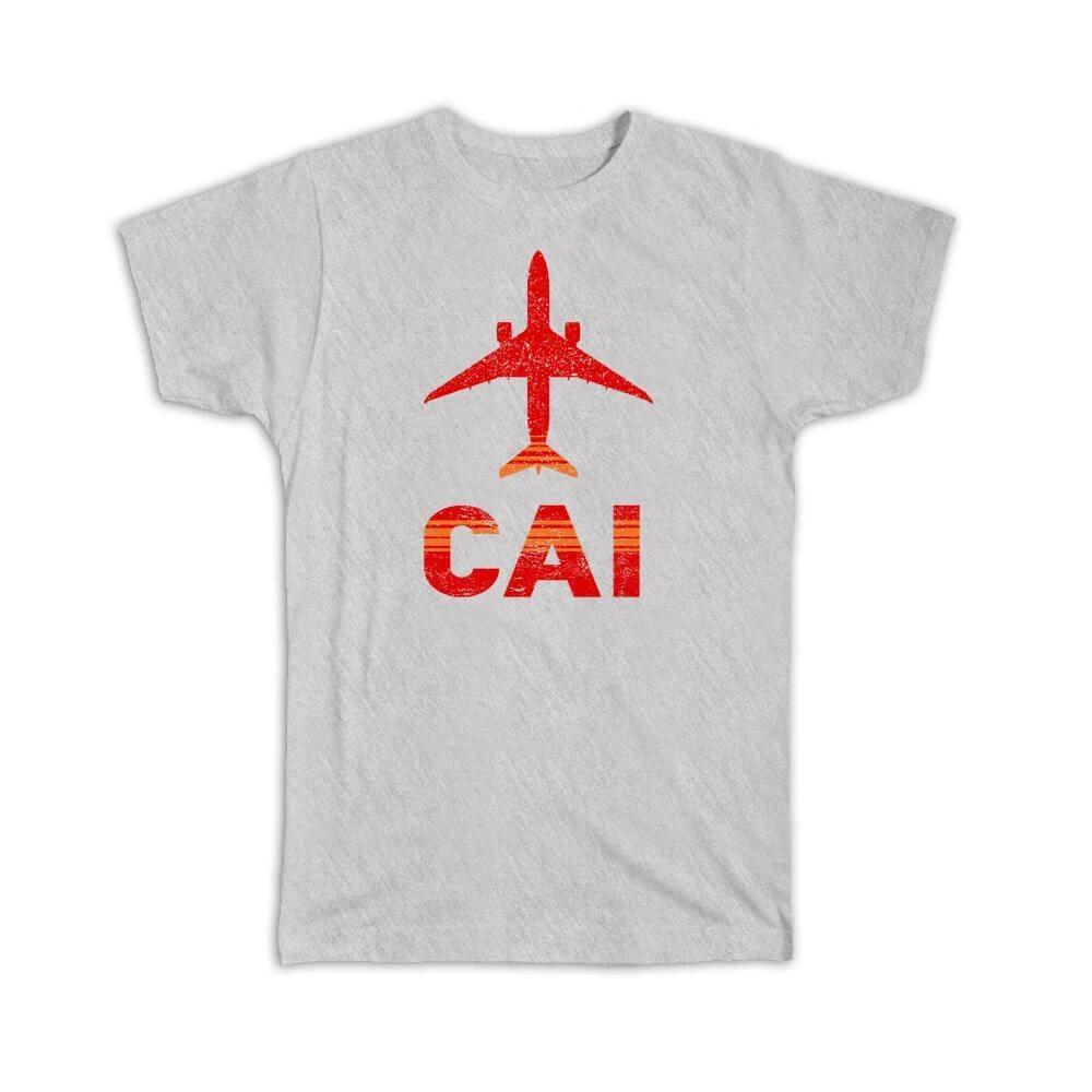Gift T-Shirt : Egypt Cairo Airport CAI Airline Travel Crew Code Pilot XL