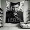 DEXTER Wall Tapestry Aesthetic Wall Hanging Printed Fabric Blanket Decorative Tapestries for Bedroom Living Room Home Decor
