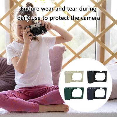 Silicone Camera Case for Sony ZV E10II Camera Shell Offer Scratch and Dust Protection with Easy Access To Button Port