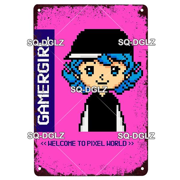 Game Rules Metal Sign Metal Poster Tin Sign Plaque Metal Vintage Wall Decor for Bar Pub Club Man Cave Metal Signs(20x30cm)