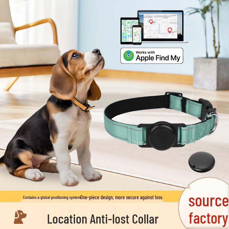 Pet Tracker GPS Collar: Cross-Border iOS & Android Airtag Locator