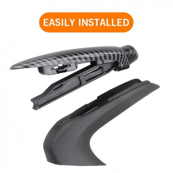 Carbon Fiber Front Hand Brake Trim Cover For Honda Civic Coupe Sedan 06-11