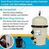 Filter Drain Plug with O Rings 190030 Drain Plug Caps Assembly Drain Caps Heavy Duty Pool Replacement Parts Enduring