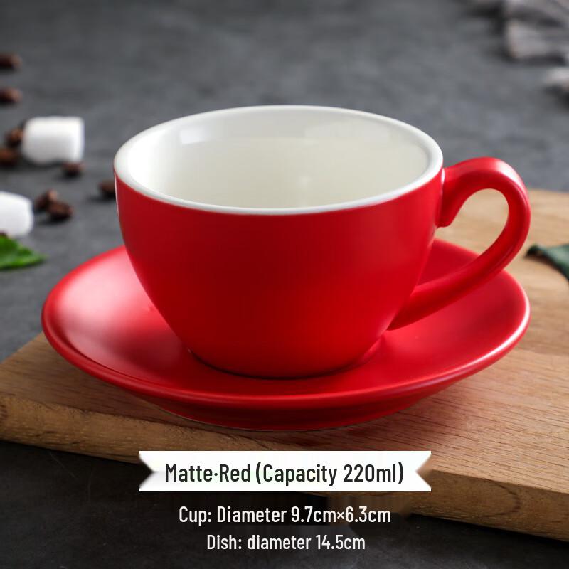 

Thickened Ceramic Coffee Cup & Saucer Set