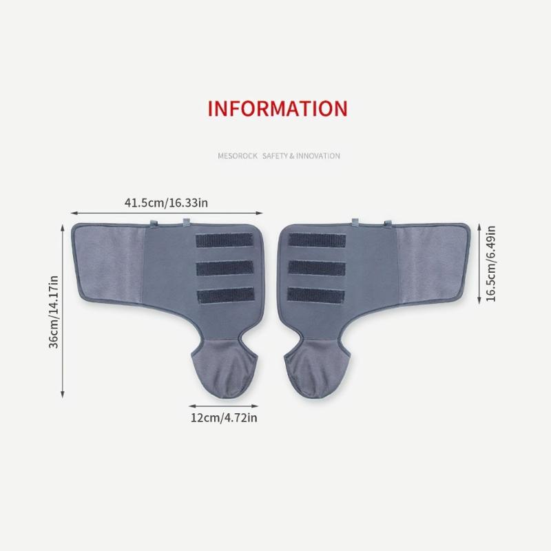 1 Pair Thermals Ankle Protectors for Motorcycle Electric Bike and Scooter Use Offering Wind Protections In Cold Winter