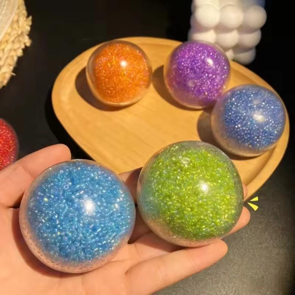 Noise Ball Stress Relief Ball Colorful Squeeze Toy Squishy Shapeable Stress Ball For Hand Exercise