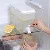 Large Refrigerator Cold Kettle With Faucet Lemonade Bottle Drinkware Kettle Pot Beverage Dispenser Cool Water Bucket Kitchen