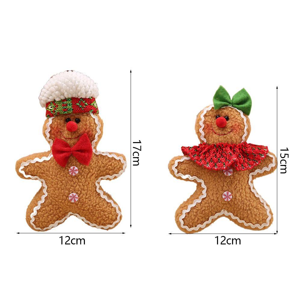 Dětské hračky Závěsné ozdoby Ozdoby perníkového mužíčka Přívěsek Domácí dekorace Vánoční dekorace