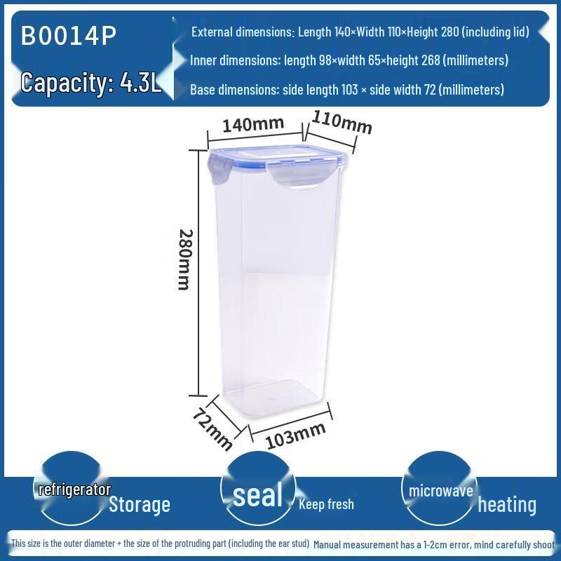 

HANDUNYOU Microwavable PP Food Storage Container Set