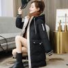 Baumwollgepolsterte Jacke Mittellang Koreanischer Stil Locker Winter Steppjacke Brotjacke Daunenjacke IELGY