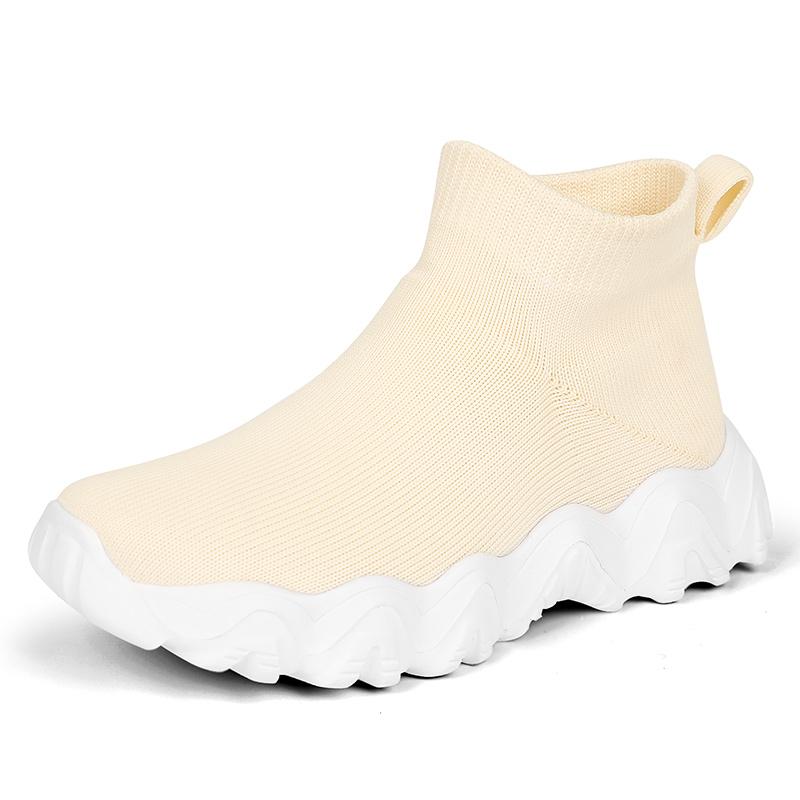 Kids Shoes Boys Sneakers Fashion Knit High Top Shoes Comfortable Casual Running Sports Tennis Shoes for Girls