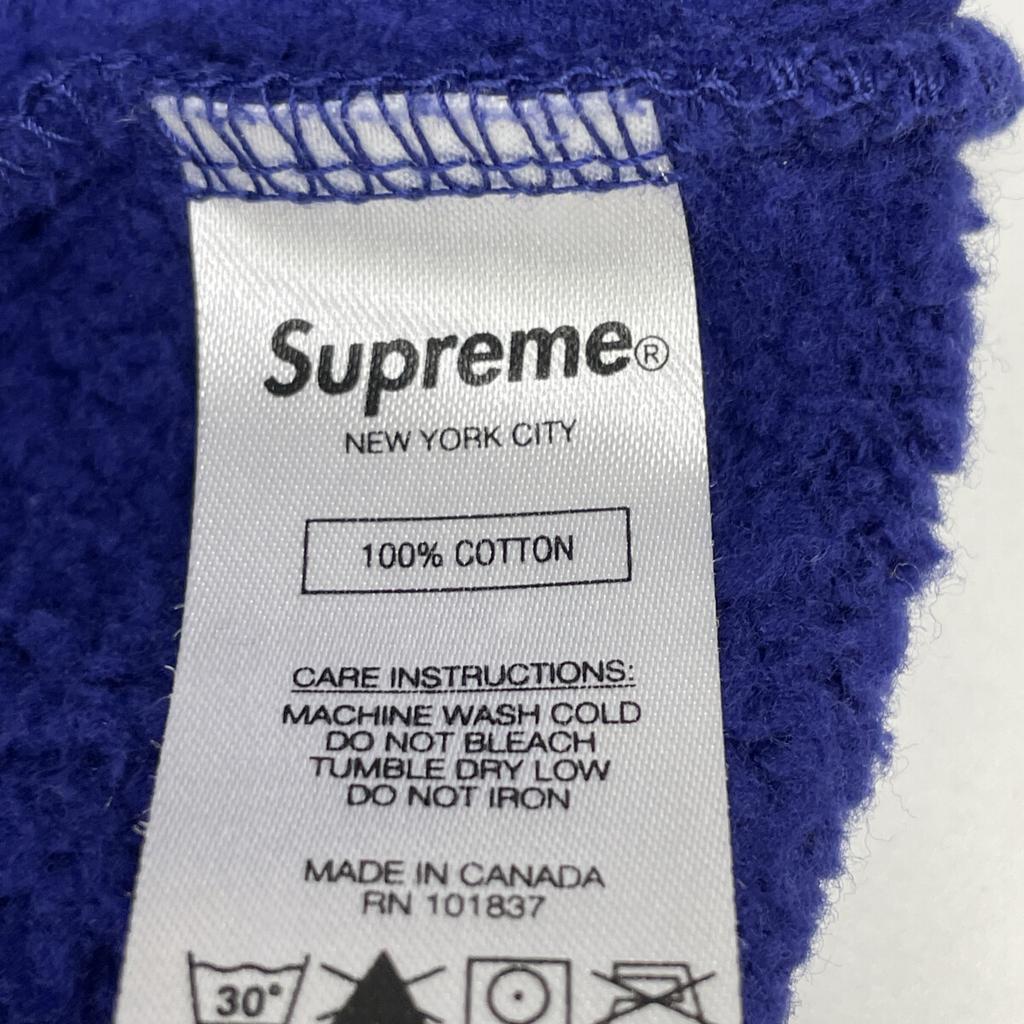 Supreme ×HYSTERIC GLAMOUR 21Stainless Steel Print Crew Neck Sweatshirt Tops XL purpleUsed