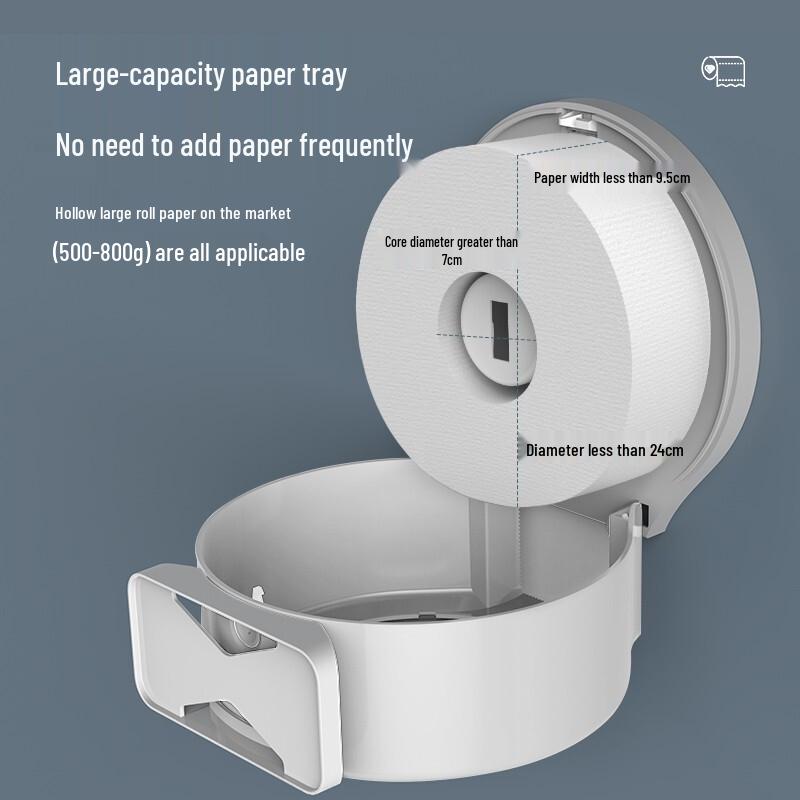 Interhasa! E51021 Wall-Mounted Jumbo Roll Toilet Paper Holder