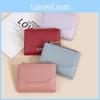 Urban Minimalist Pu Card Holder Wallet With Antitheft Design For Daily Use